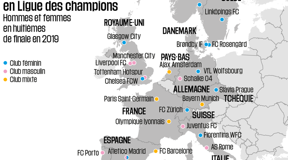Foot : géographie des championnes et champions