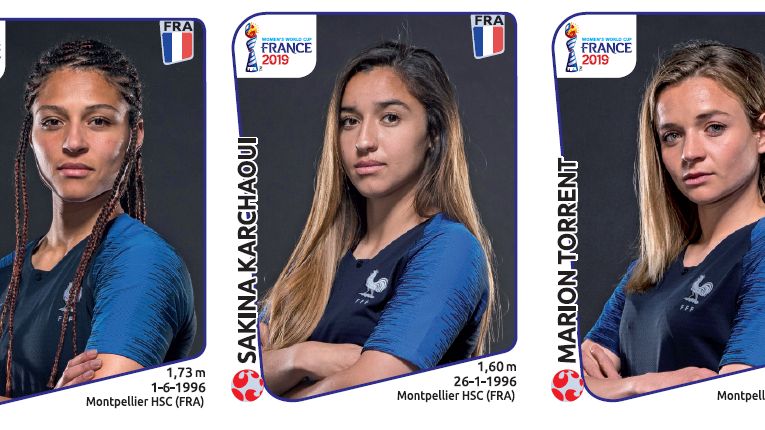 Trois joueuses du MHSC dans l’album Panini du Mondial de football féminin