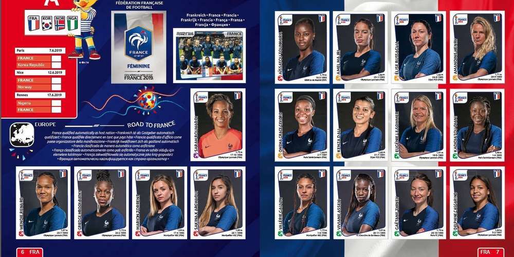 Mondial féminin de football : la joueuse des Girondins de Bordeaux Viviane Asseyi dans l’album Panini
