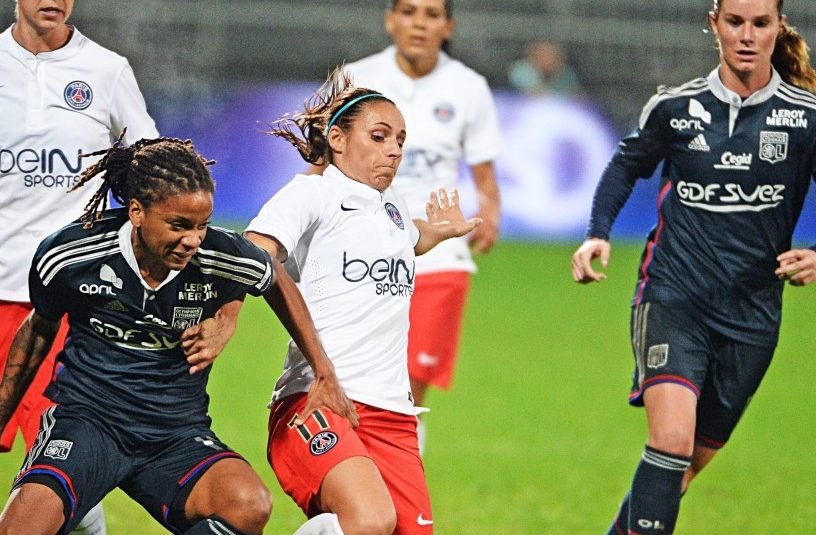 Football féminin- Ligue des Champions 2019 le match Lyon Chelsea
