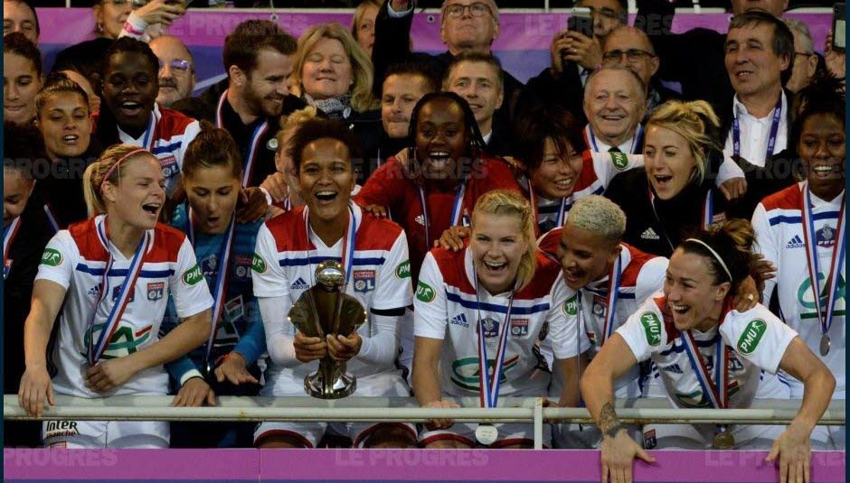 Football féminin Coupe de France: Lyon triomphe et reste en lice pour le triplé