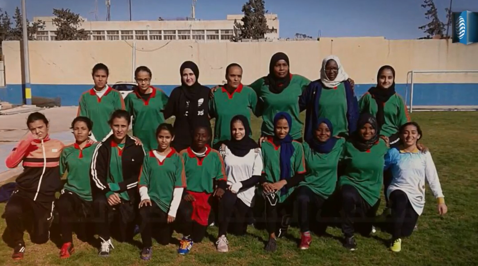 Et en Libye, qu’en est-il de l’équipe féminine de football ?