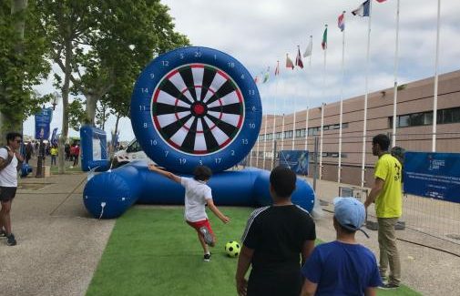 Un village spécial Mondial féminin sur l’esplanade Un village spécial Mondial féminin sur l’esplanade