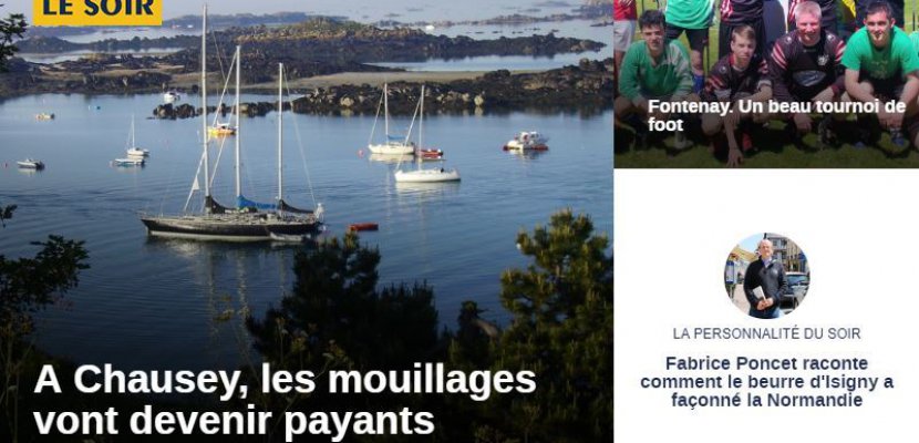Dans La Manche Libre Le Soir : à Chausey, les mouillages vont devenir payants