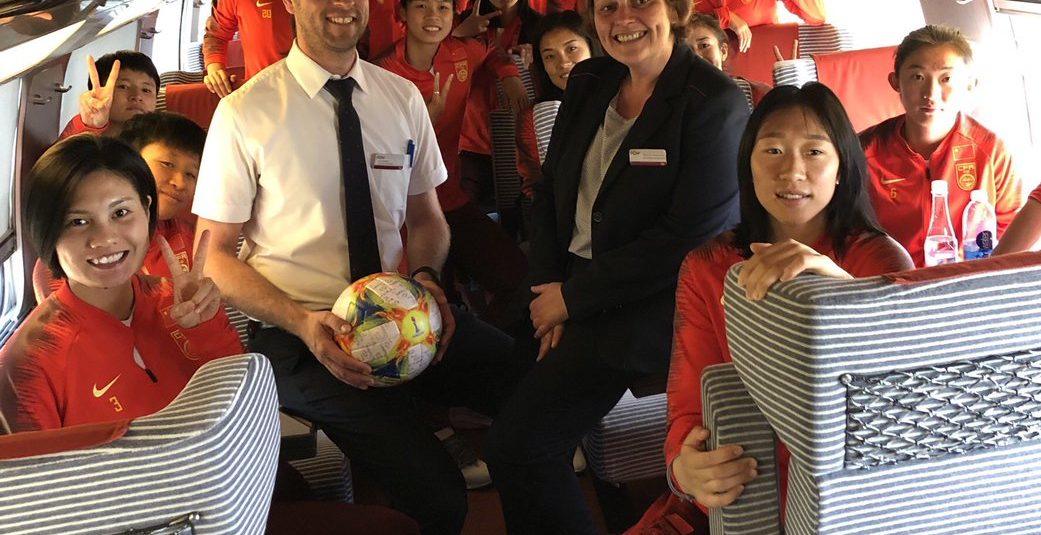 Coupe du monde. Les joueuses prennent le train Coupe du monde. Les joueuses prennent le train