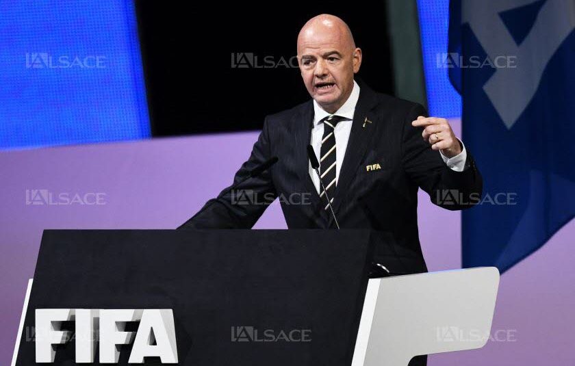 FOOTBALL Gianni Infantino réélu pour un deuxième mandat à la présidence de la FIFA FOOTBALL Gianni Infantino réélu pour un deuxième mandat à la présidence de la FIFA