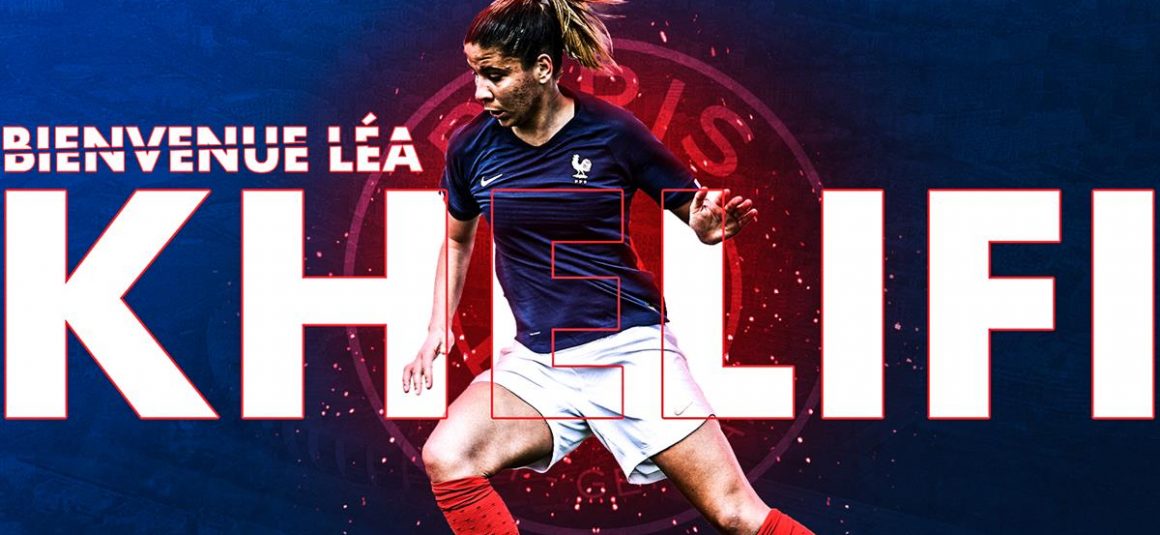 Léa Khelifi au Paris Saint-Germain
