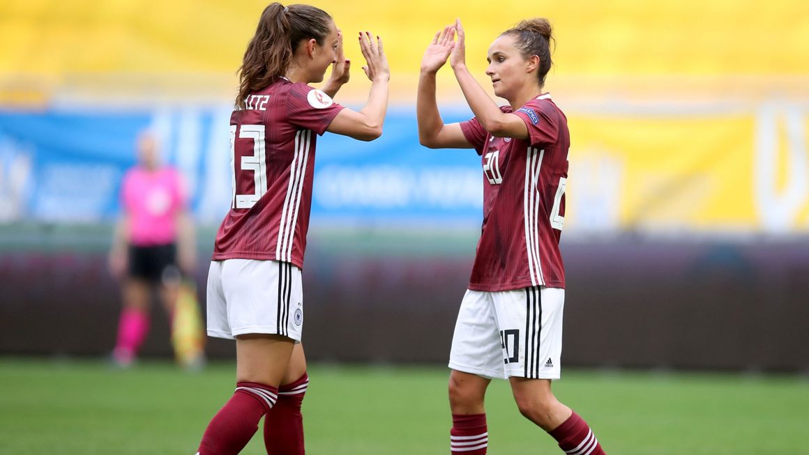 Sara Däbritz avec l’Allemagne