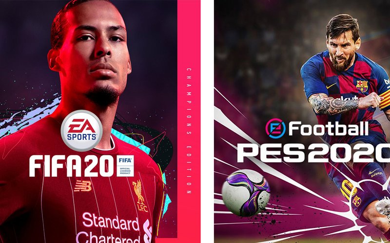 FIFA 20 VS eFootball PES 2020 : quand EA met Konami au défi